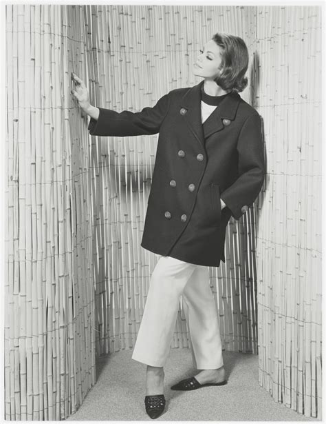 ysl peacoat 1962